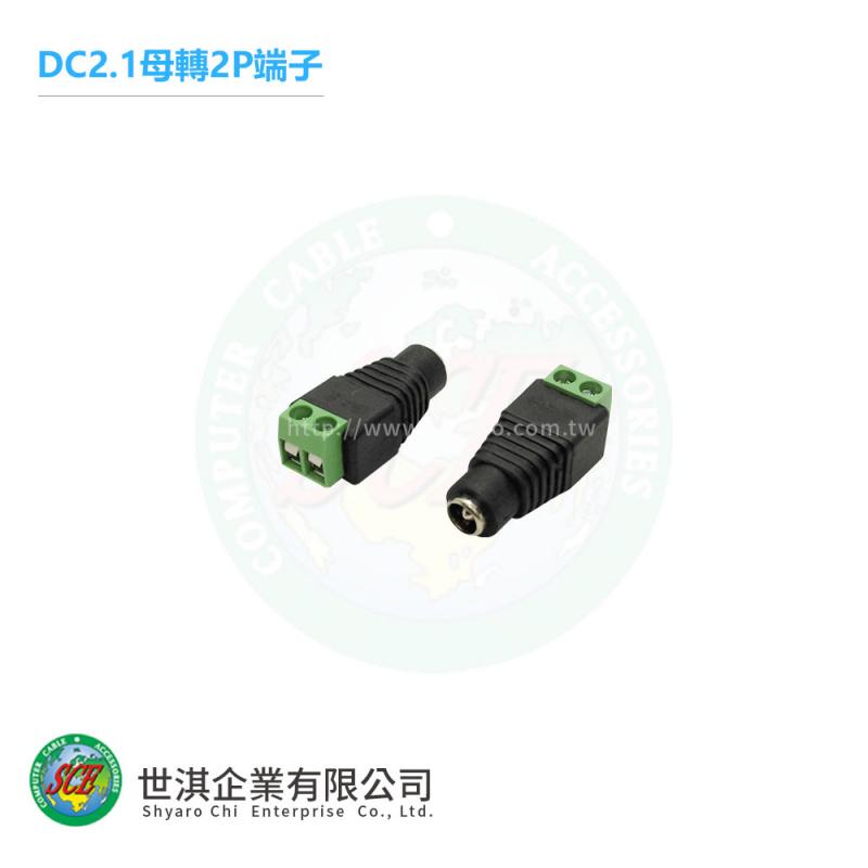 DC2.1母轉2P端子 